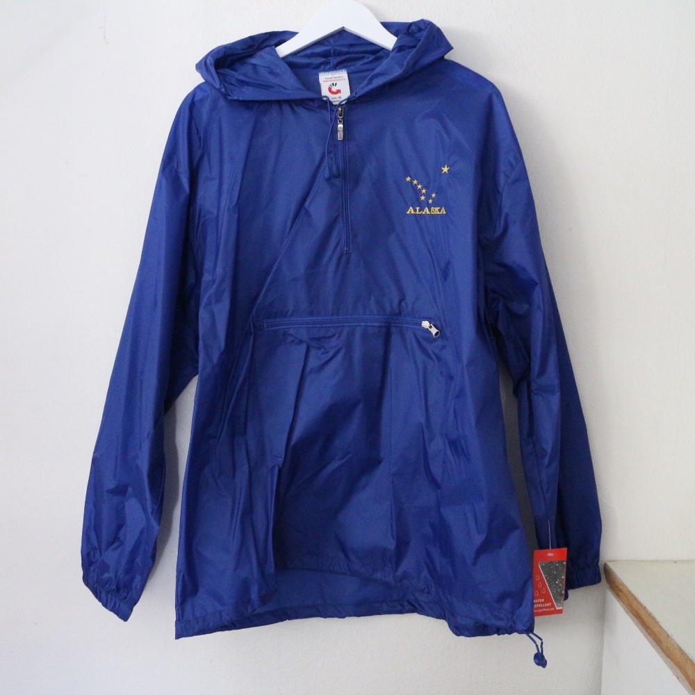 Alaska Rain repellent jacket quarter zip windbreaker